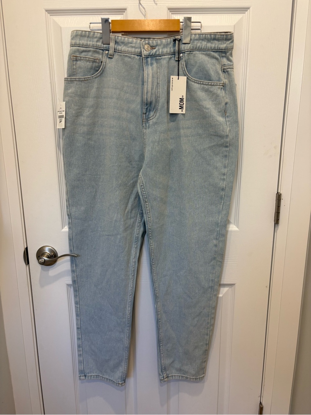 Refuse mom Light Wash Women’s Mom Jeans - #1135